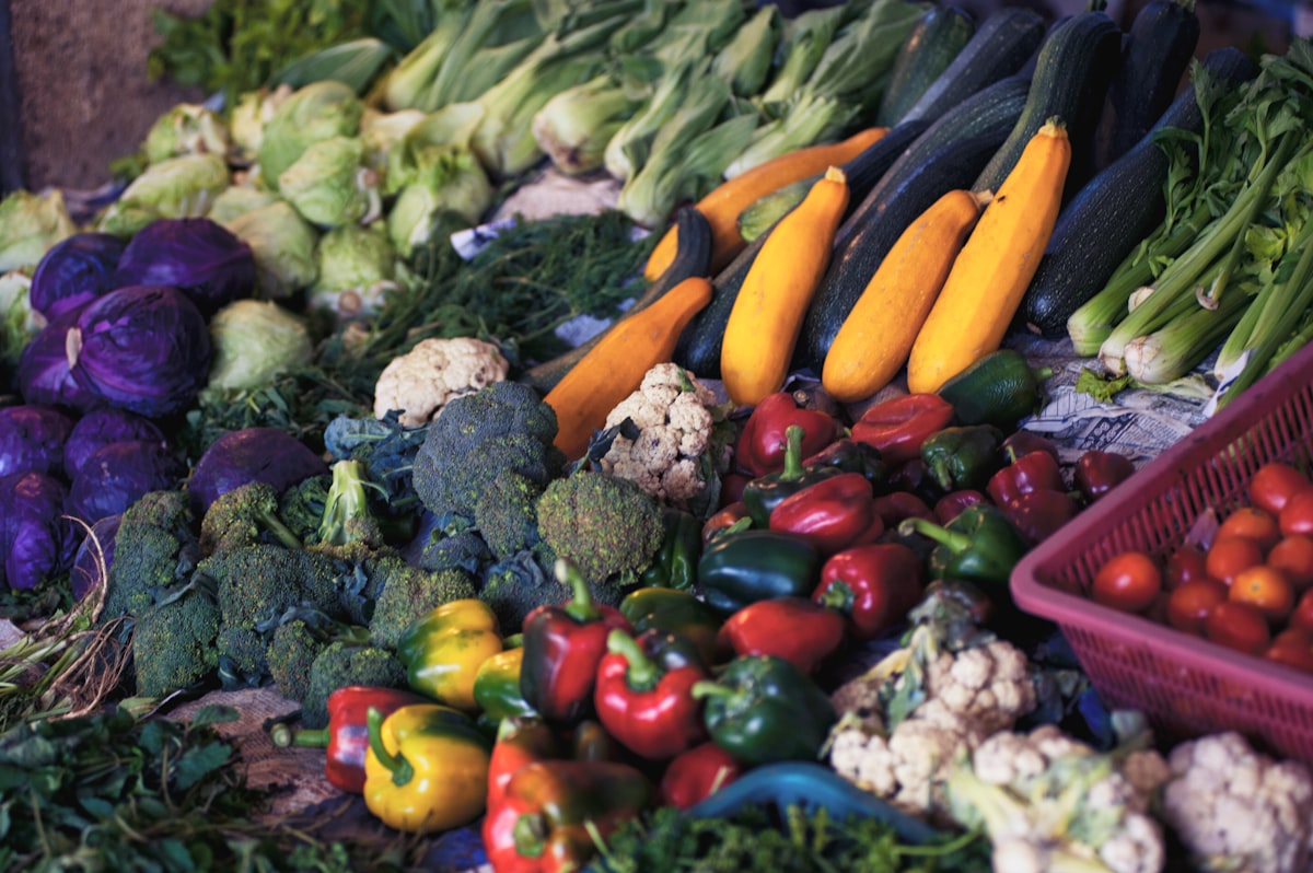 Gesunde Lebensmittel und Ernährung